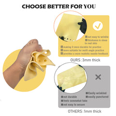 Cuaderno de práctica de tatuajes D5Tattoo: 7 hojas de silicona de 3 mm. Crea tu propio diario de práctica de tatuajes. Portátil y reutilizable para artistas del tatuaje.