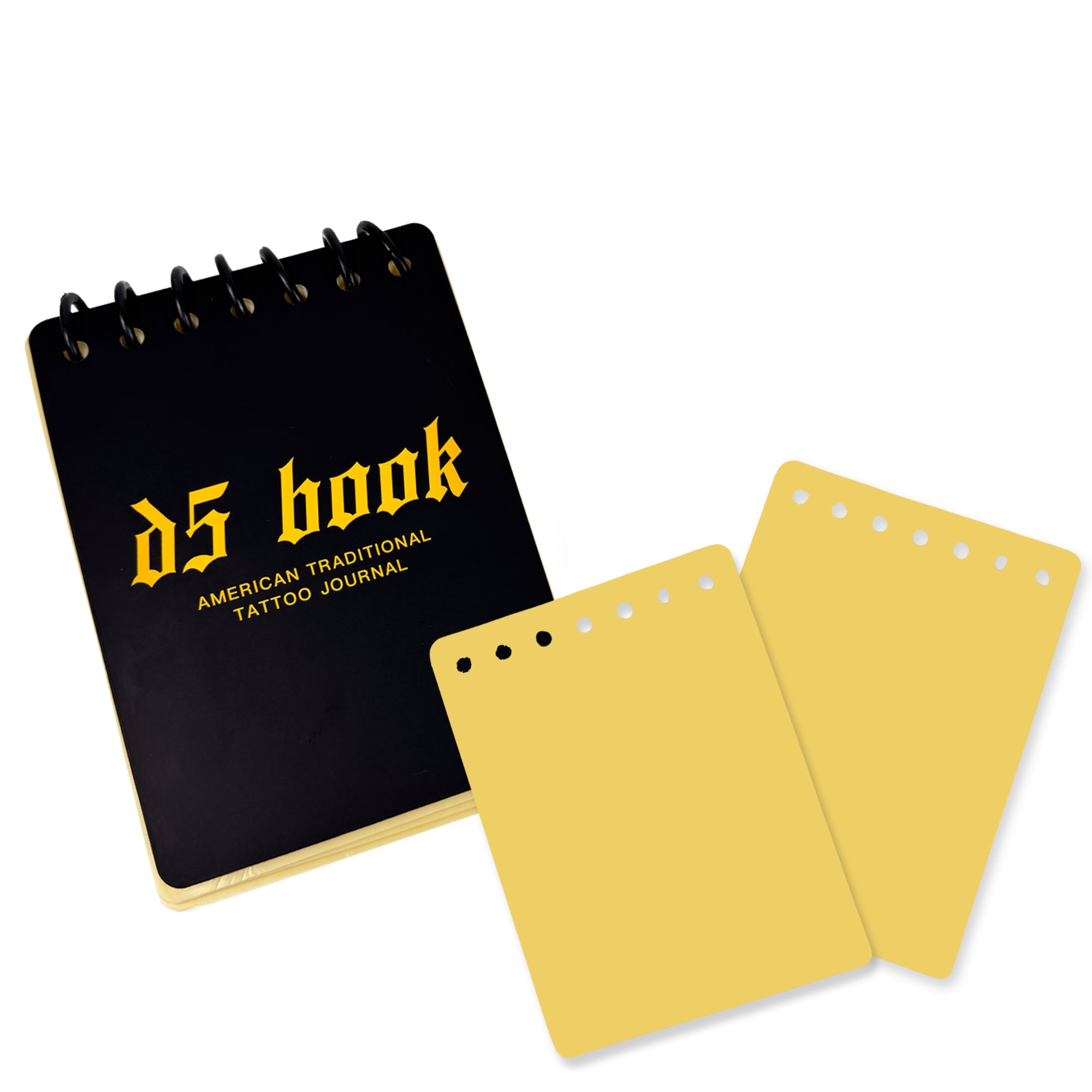 D5Tattoo Tattoo Practice Flipbook – 7 Sheets of 3MM Silicone Skin, Create Your Own Tattoo Training Journal, Portable & Reusable for DIY Tattoo Artists