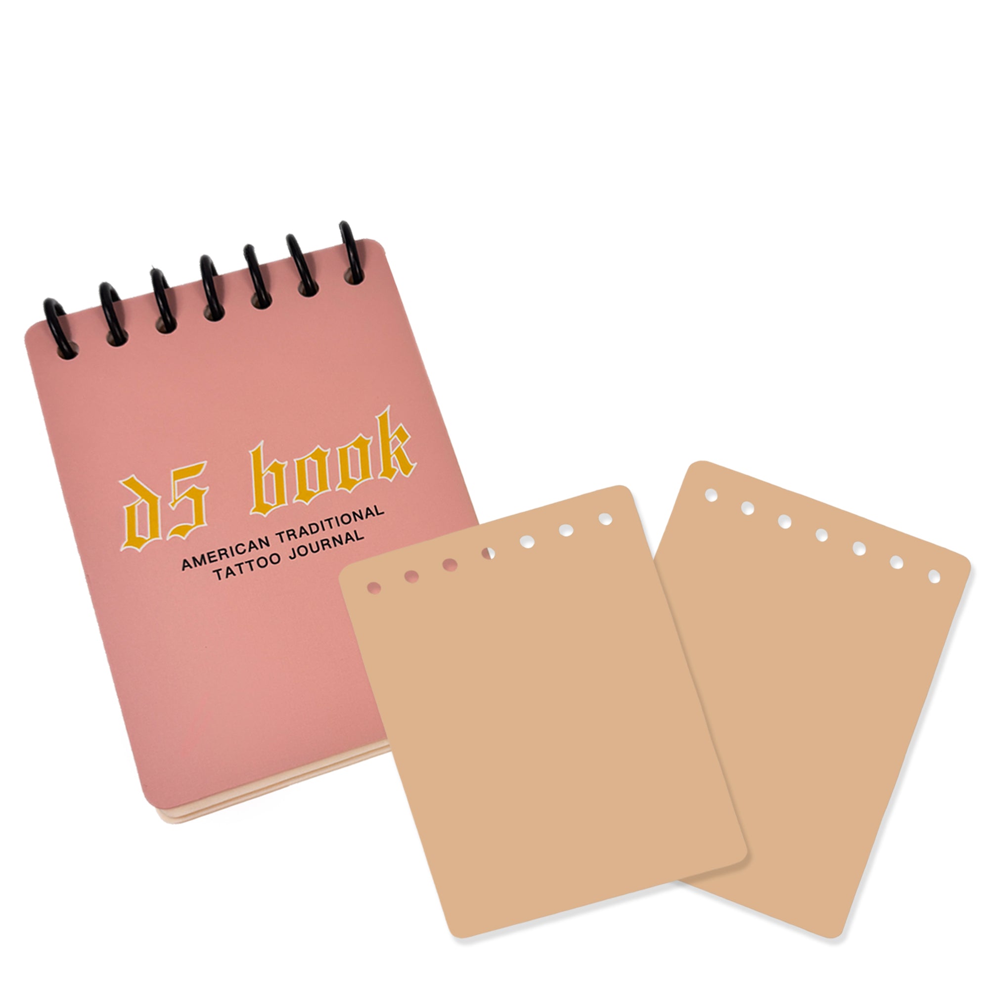 [New]D5Tattoo Tattoo Practice Flipbook – 7 Sheets of 3MM Silicone Skin, Create Your Own Tattoo Training Journal, Portable & Reusable for DIY Tattoo Artists