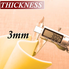 Fake Skin 3MM, Urknall 6PCS Tattoo Skins A4 Size Practice Skins Silicone Tattoo Skin 12'' * 8'' Blank Practice Skins Double Sides Skin Practice for Beginners and Artrists Tattoo Supplies